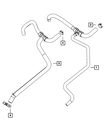Heater Return Hose And Tube - Mopar (55038133AC)