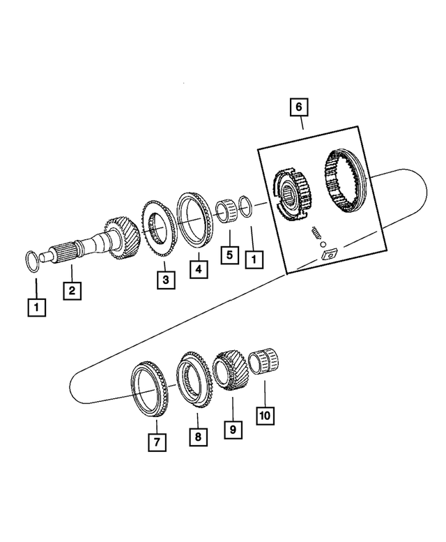 Needle Bearing - Mopar (5096456AA)