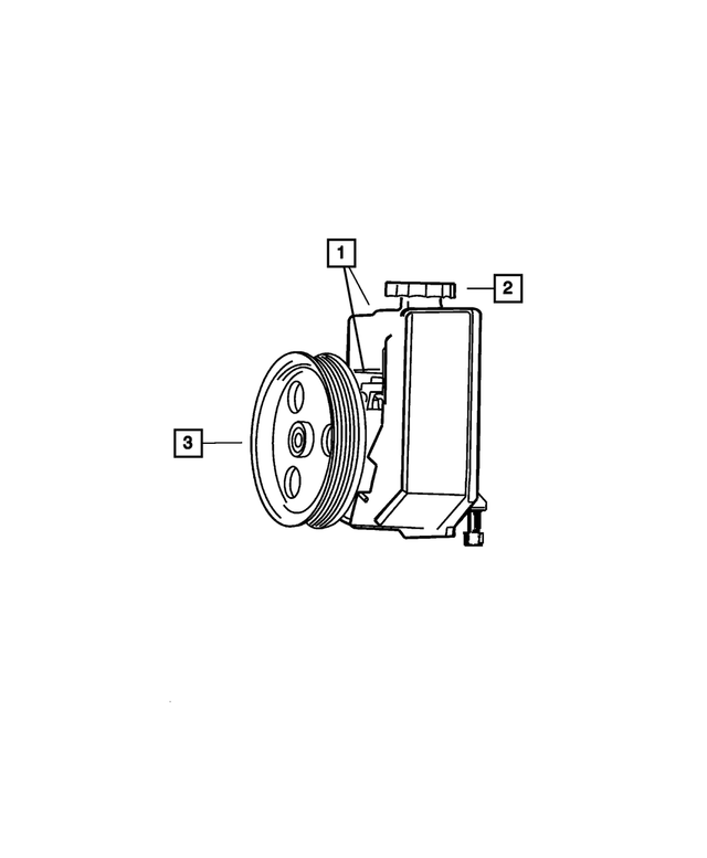 Power Steering Pump - Mopar (52088710AE)