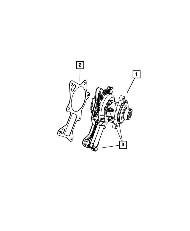 Water Pump Gasket - Mopar (4666068AC)