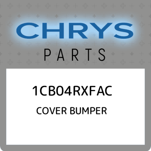1CB04RXFAC Chrysler Cover bumper 1CB04RXFAC, New Genuine OEM Part